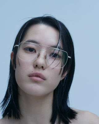【美品】H-M03 シルバーメタルフレーム サングラス H-M03 | SLV-CLR – H OPTICAL